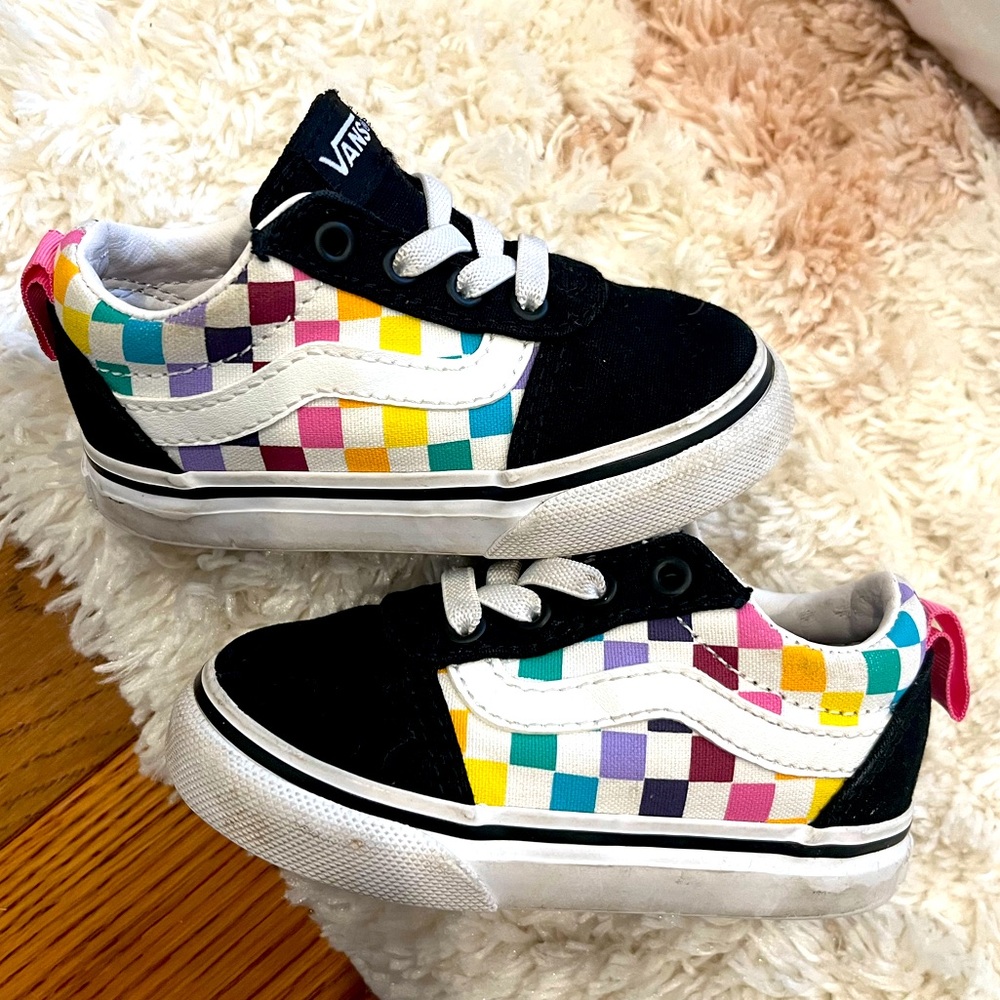 Vans Black Baby Walker Shoes Classic Style